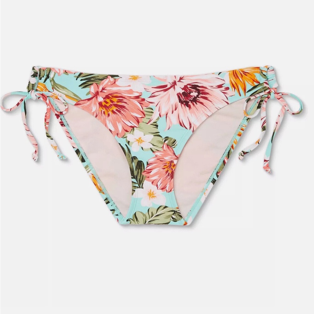 Kona Sol Women’s Multicolor Floral Bikini Bottoms. Size small or size medium.